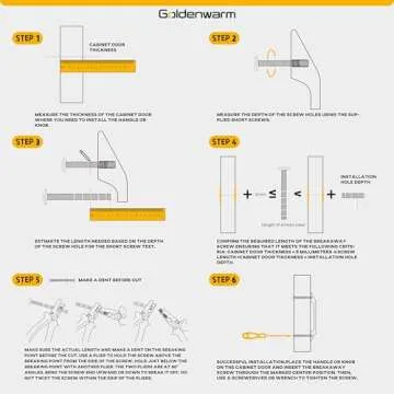 goldenwarm 15 Pcs Gold Cabinet Pulls Drawer Handles 128mm Brushed Brass Kitchen Cabinet Hardware - LS201GD128 Cupboard Door Pulls 5in Hole Center 7-1/2in Overall Length