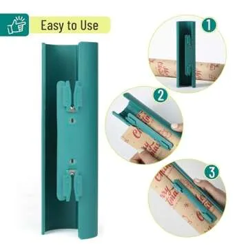 Mr. Pen- Wrapping Paper Cutter, 2 pcs, Deep Teal, Gift Wrap Cutter Tool, Christmas Gift Wrapping Paper Cutter Slider, Gift Wrapping Tool, Christmas Paper Cutter, Wrapping Paper Roll Cutter