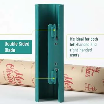 Mr. Pen- Wrapping Paper Cutter, 2 pcs, Deep Teal, Gift Wrap Cutter Tool, Christmas Gift Wrapping Paper Cutter Slider, Gift Wrapping Tool, Christmas Paper Cutter, Wrapping Paper Roll Cutter