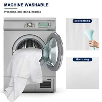 Aimosen 10x7 FT White Photography Backdrop for All Events