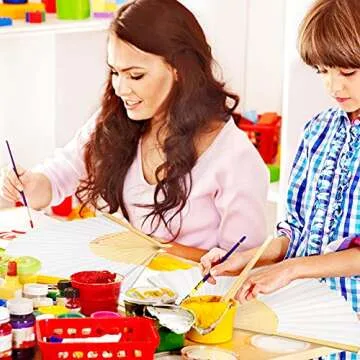 Yookeer 70-Piece White Hand Held Fans for Events and Crafts