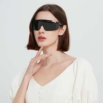 Alsenor IPL Laser Safety Glasses - Eye Protection for Hair Removal Treatments