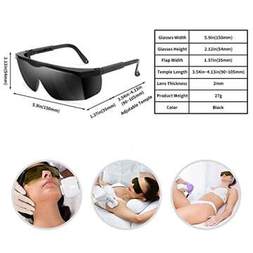 Alsenor IPL Laser Safety Glasses for Eye Protection