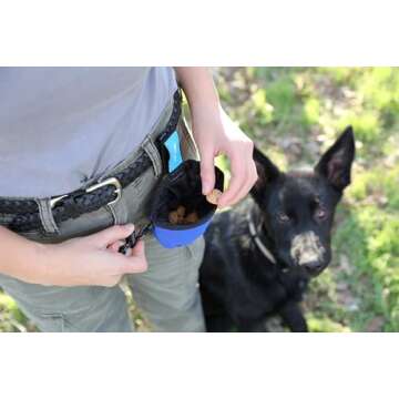 Chuckit! Treat Tote Dog Treat Pouch for Puppy Training, 1 Cup Capacity, Assorted Colors