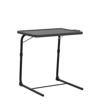 Adjustable TV Tray Table - TV Dinner Tray on Bed & Sofa, Comfortable Folding Table with 6 Height & 3 Tilt Angle Adjustments by HUANUO (2 pack)