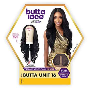 Sensationnel Butta Lace HD Lace Pre Plucked Virtually Undetectable Wider Parting Ear To Ear Lace BUTTA UNIT 16 (1)