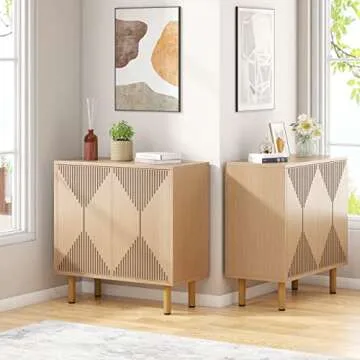 Tribesigns Modern Storage Cabinet for Stylish Organization