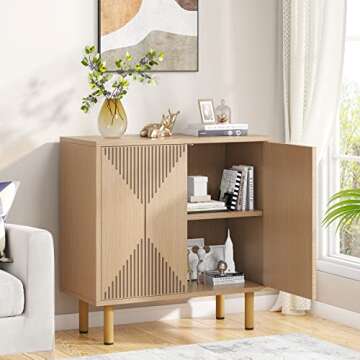 Tribesigns Modern Storage Cabinet for Stylish Organization
