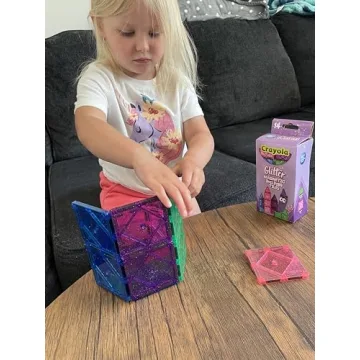 CreateOn Crayola Magnetic Tiles for Creative Play & Learning