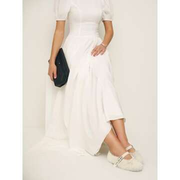 XBKXMK Fur Ballet Flats with Buckle for Women Mary Jane Flats Adjustable Strap Comfy Faux Shearling Flat Ballerina Flat Shoes Causal Daily Dress Shoes White