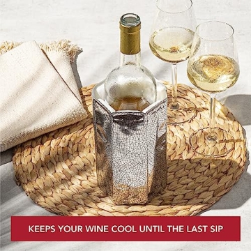 Vacu Vin Wine Chiller Sleeve - Flexible, Reusable Wine Cooler