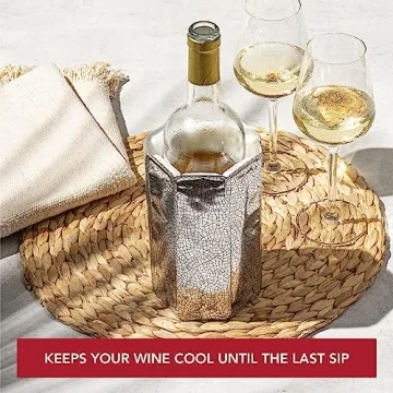 Vacu Vin Wine Chiller Sleeve - Flexible, Reusable Wine Cooler