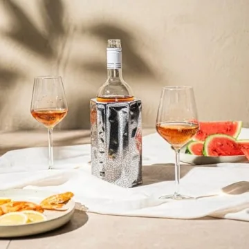 Vacu Vin Wine Chiller Sleeve - Flexible, Reusable Wine Cooler