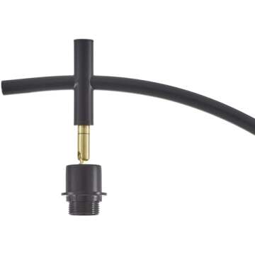 Mark&Day Floor Lamps, Renny Traditional Black/Beige Floor Lamp for Living Room, Bedroom or Office (65" H x 24" W x 24" D)