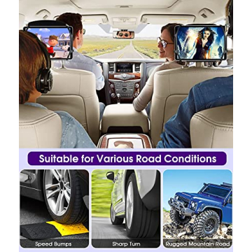 Lpoake Car Headrest Tablet Holder for Kids & Families