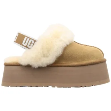 UGG Women's Funkette Slipper, Chestnut, 07