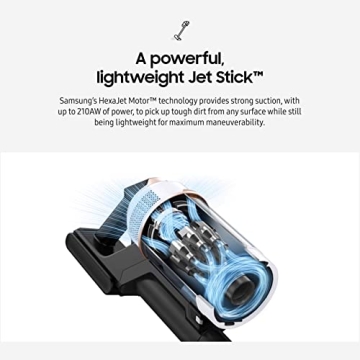 SAMSUNG BESPOKE Jet Cordless Vacuum Cleaner for Multi-Surface Cleaning