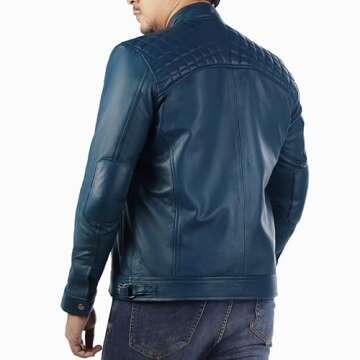 Stylish Lambskin Leather Jacket for Men by JILD