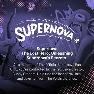 Hunt A Killer Supernova - Comic Book Mystery Game - for Fans of Sci-Fi & Puzzle Solving - Great for Game Night with Friends & Family or Date Night