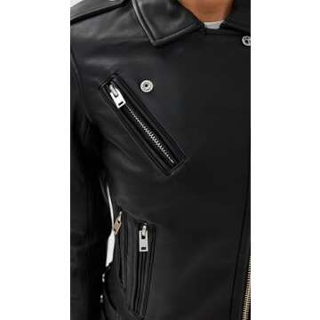 IRO Women's Han Leather Jacket in Black - Chic & Versatile Outerwear