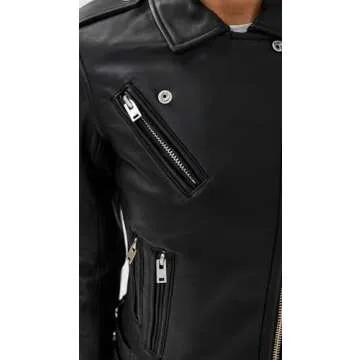 IRO Women's Han Leather Jacket in Black - Chic & Versatile Outerwear