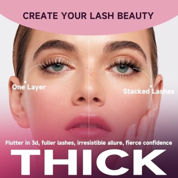 Mayhug Cluster Lashes 3D Volume Mink for Home Use