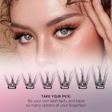Mayhug Cluster Lashes 3D Volume Mink for Home Use