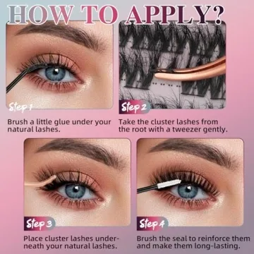 Mayhug Cluster Lashes 3D Volume Mink for Home Use