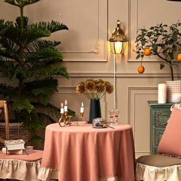 Mandy's 12pcs Gold Fake Artificial Chrysanthemum Ball Silk Flowers 12" for Mother's Day Easter Christmas Home Kitchen Wedding Decorations New Year Spring