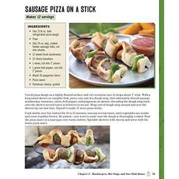 Weekend Camping Cookbook: Over 100 Delicious Recipes for Campfire and Grilling (Fox Chapel Publishing) Make-Ahead Meals for Outdoor Adventures - Cast Iron Nachos, Bacon S'Mores, Foil Packs, and More