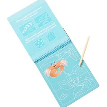 Melissa & Doug Sea Life Color-Reveal Scratch Art Activity Pad