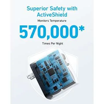 Mac Book Pro Charger, 100W USB C Charger, Anker Compact and Foldable Fast Charger for MacBook Air, Samsung Galaxy, iPad Pro, and All USB C Devices, 5 ft USB C to USB C Cable Included