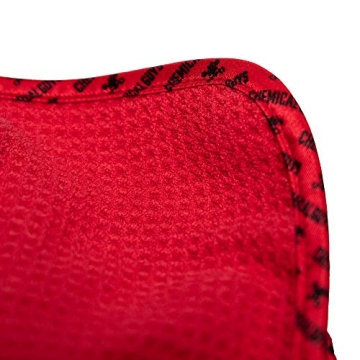 Chemical Guys Waffle Weave Red Towel for Glass Cleaning
