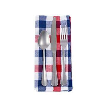 DII Patriotic Napkin Set - 4th of July Table Decor
