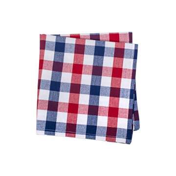 DII Patriotic Napkin Set - 4th of July Table Decor