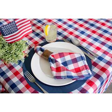 DII Patriotic Napkin Set - 4th of July Table Decor