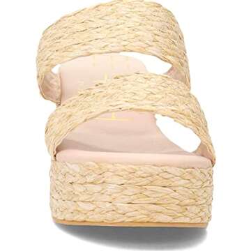 BEACH by Matisse Womens Ocean Ave Espadrille Sandals - Stylish Comfort Up to 3" High