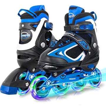 MammyGol Inline Skates for Kids with Light-Up Wheels