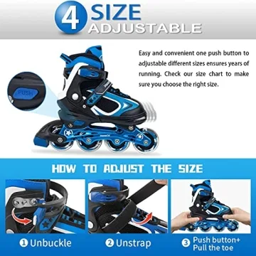 MammyGol Inline Skates for Kids with Light-Up Wheels