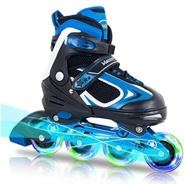 MammyGol Inline Skates for Kids with Light-Up Wheels