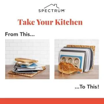 Spectrum Dish Drying Rack - Space-Saving Kitchen Organizer