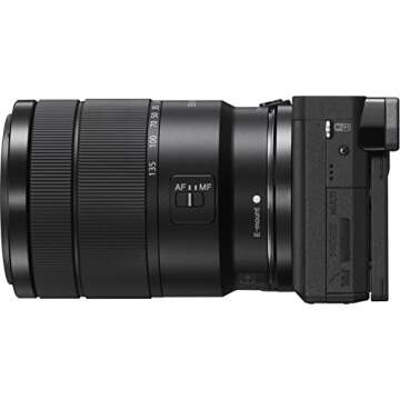 Sony Alpha a6300 ILCE6300M/B 24.2 MP Mirrorless Digital Camera with 16-50mm Lens