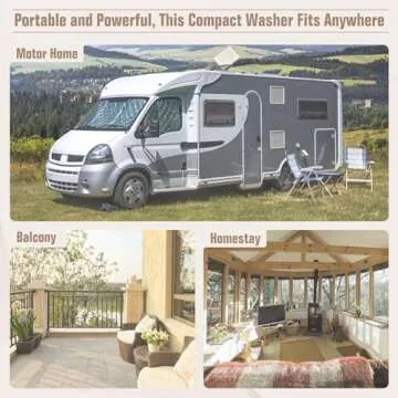 Bonusall Portable Washing Machine for Compact Living