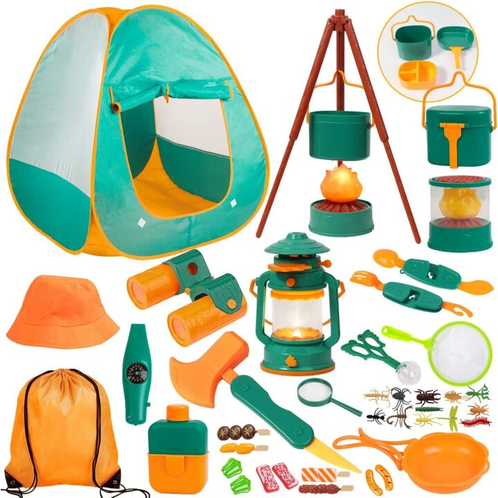 Meland Kids Camping Tent 20pcs for Outdoor Fun