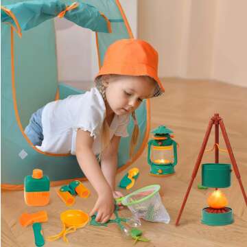 Meland Kids Camping Tent 20pcs for Outdoor Fun