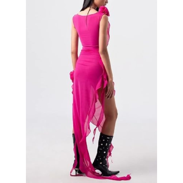 ROAONOCOMO Y2K Ruffles Fairy Dress - Perfect for Any Occasion