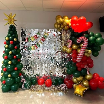 Silver Shimmer Wall Backdrop for Party Decorations