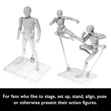 Migaven 10pcs Action Figure Display Stands for Collectors