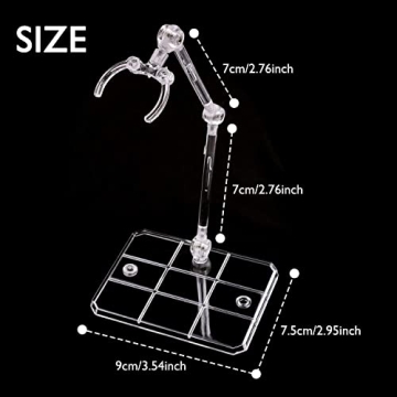 Migaven 10pcs Action Figure Display Stands for Collectors
