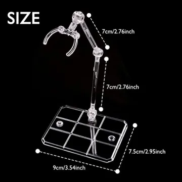 Migaven 10pcs Action Figure Display Stands for Collectors